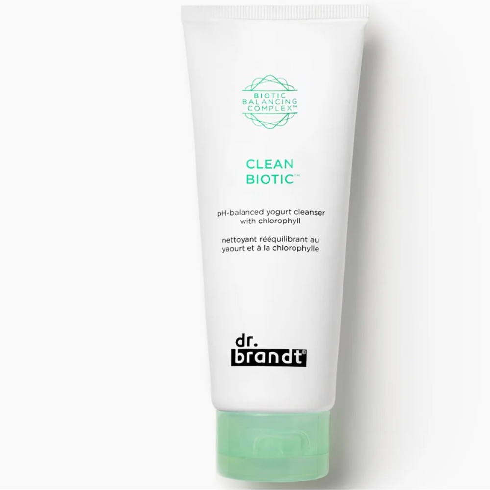 Dr Brandt clean biotic yogurt face cleanser